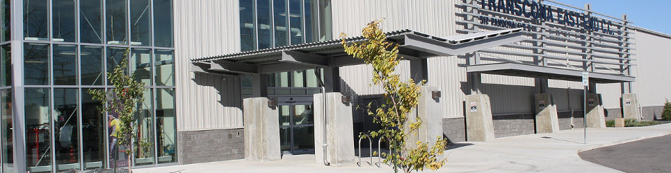 Exterior of arena